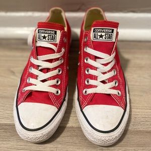 Red Converse Low Top